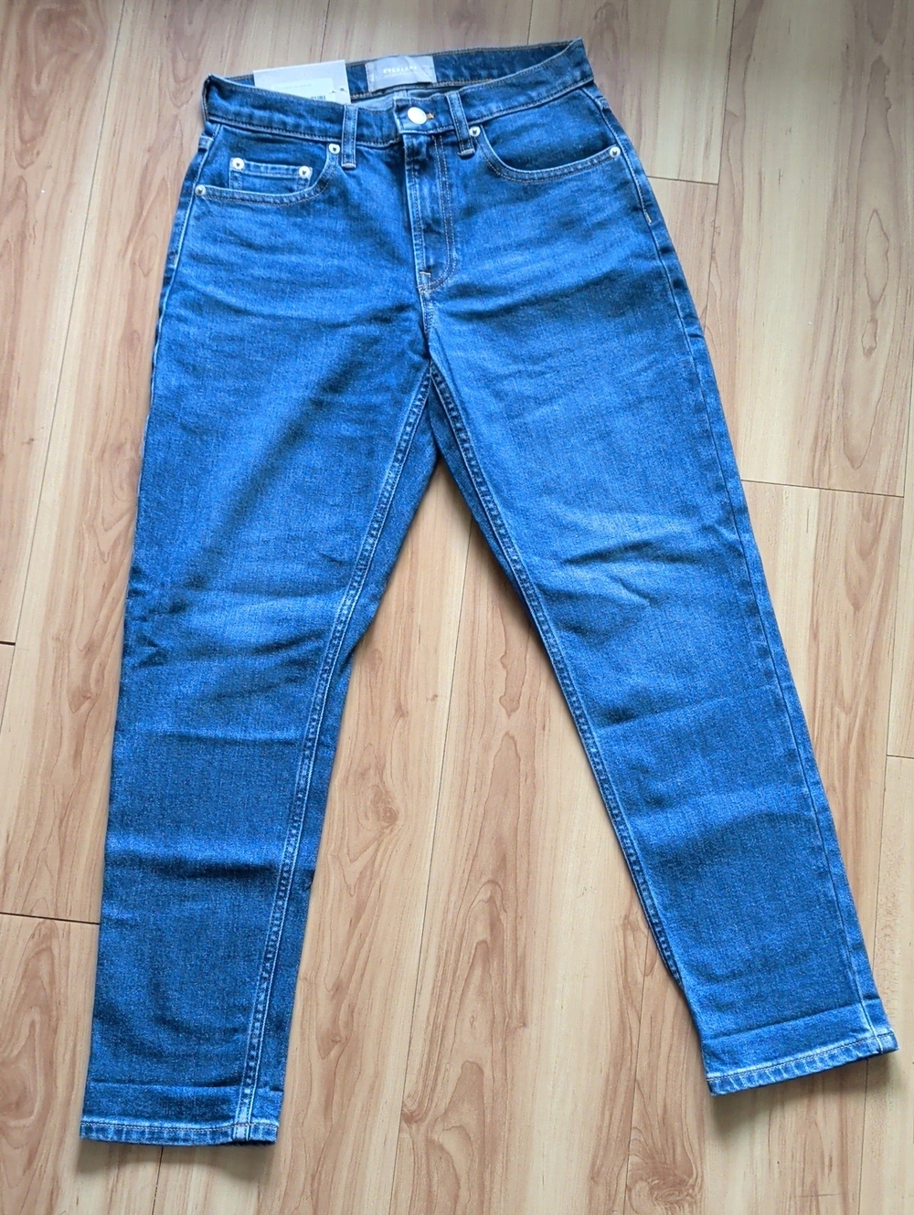 Classic High-Rise Women's Everlane Blue Jeans